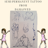 Semi-permanent tattoo